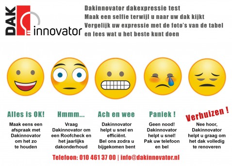 Kunt u uw dak onder ogen komen?